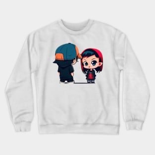 Cute baby, funny baby, boss baby, pirate baby, gangster baby, lovely baby. Crewneck Sweatshirt